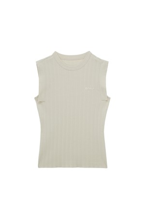 [앤투마스] 여성 S/S 골지 슬리브리스 니트 ABD2FSL451 베이지_NOCOLOR-a