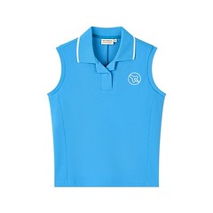 [앤투마스] 여성 S/S 빅써클 스페이스쉽 나시 ABE2FTL359 아쿠아 블루-a