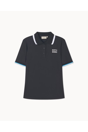 [앤투마스] 여성 S/S 골지 반팔 폴로 티셔츠 ABE2FTO353 블랙_NOCOLOR-a