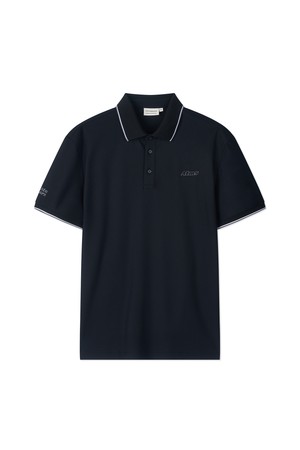 [앤투마스] 남성 S/S 배색 티핑 폴로 티셔츠 ABE2MTO305 블랙_NOCOLOR-a