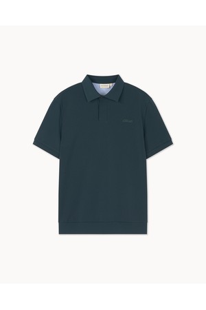 [앤투마스] 남성 S/S ATMS 트랙 폴로 셔츠 ABE1MTO300 다크 그린_NOCOLOR-a
