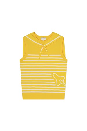 [앤투마스] 여성 S/S 세일러 카라 디테처블 슬리브리스 니트 ABE2FSL455 옐로우_NOCOLOR-a