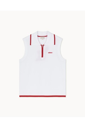 [앤투마스] 여성 S/S Space Ship 반집업 니트 나시 ABE2FSL454 화이트_NOCOLOR-a