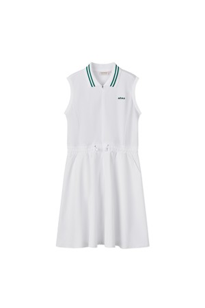 [앤투마스] 여성 S/S 카라 우븐 믹스 원피스 ABE2FJO555 화이트_NOCOLOR-a