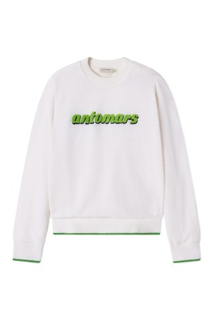 [앤투마스] 여성 F/W 로고 포인트 부클 방풍 니트 ABE4FSN461 아이보리_NOCOLOR-a