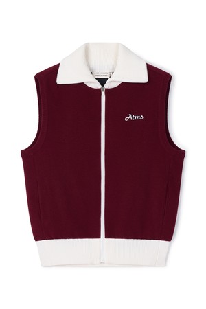 [앤투마스] 여성 F/W 카라 니트 베스트 ABE3FSV451 와인_NOCOLOR-a