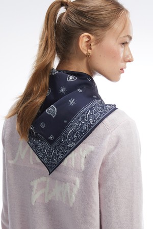 페이즐리 삼각 스카프_NAVY-a