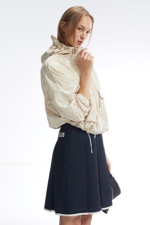 클래식 미디 스커트_NAVY-a