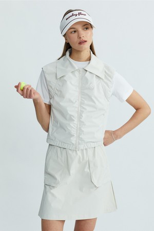 뉴 에이프릴 집업 베스트_라이트 베이지_BEIGE-a