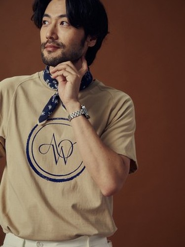 MEN'S FLOCKY PRINT T-SHIRT-a