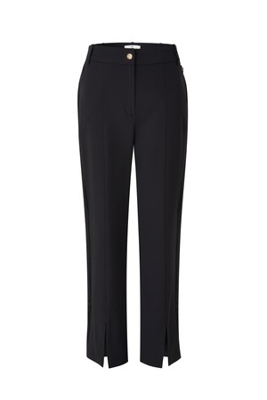 RIBBON BOOTSCUT PANTS_BLACK-a