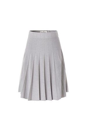 HOUNDTOOTH COLLAR KNIT SKIRT_GREY-a