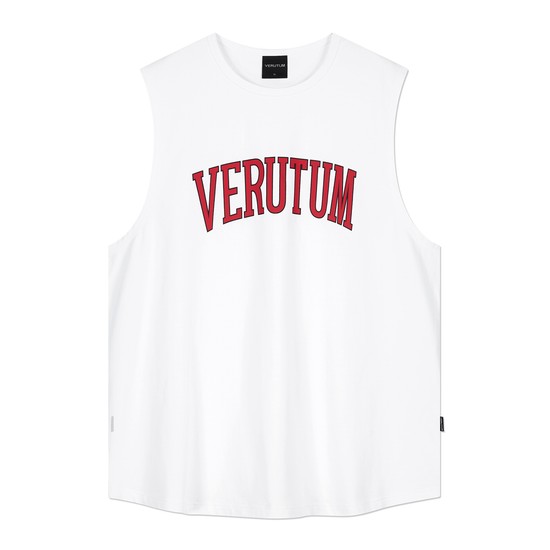 RTW-SL225 : Big Arch Logo SleevelessㅣMen'sㅣWhite