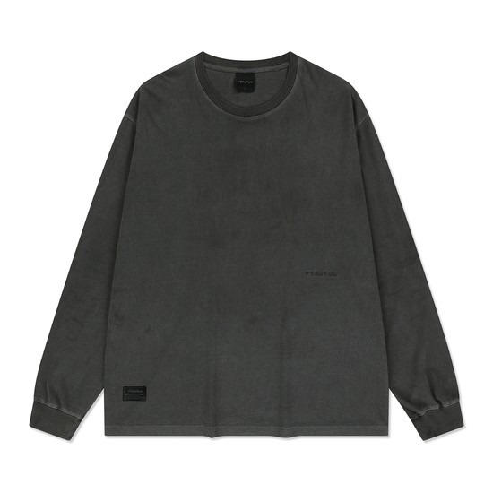 RTW-TS237P : Pigment Long Sleeve T-shirtsㅣMen'sㅣCharcoal