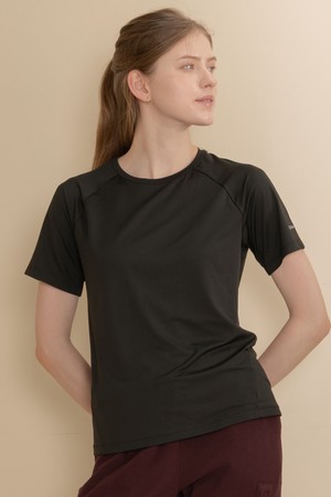 뒤란 에어 메쉬 스트레치 반팔 티셔츠 VER.02 DTF5W-3093 5colors_BLACK-a