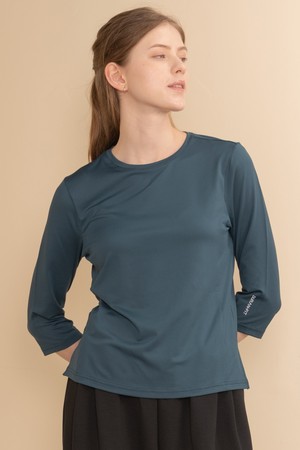 뒤란 에어 스트레치 7부 티셔츠 DTF5W-4166 4colors_GREEN-a