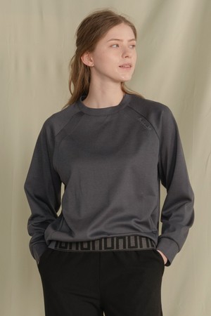 뒤란 U밴딩 라운드 티셔츠 DTF5W-4170 4colors_GREY-a