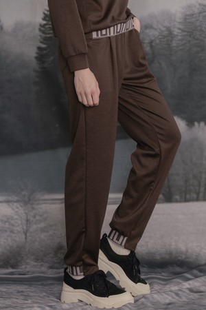 뒤란 U밴딩 조거 팬츠 DBF5W-9219 4colors_BROWN-a