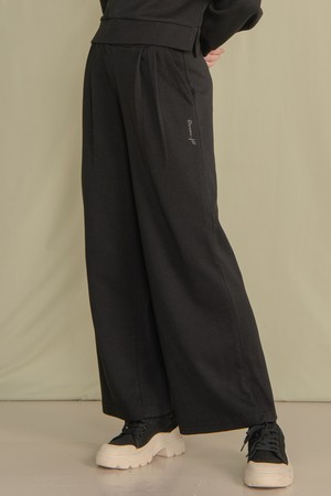 뒤란 담비 와이드 턱 팬츠 DBF5W-9224 3colors_BLACK-a