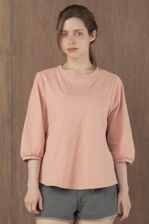 뒤란 소로나 라운드 7부 티셔츠 DTF6S-3095 4colors_PINK-a