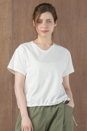 뒤란 소로나 투웨이 세미 크롭 티셔츠 DTF6S-3099 4colors_IVORY-a