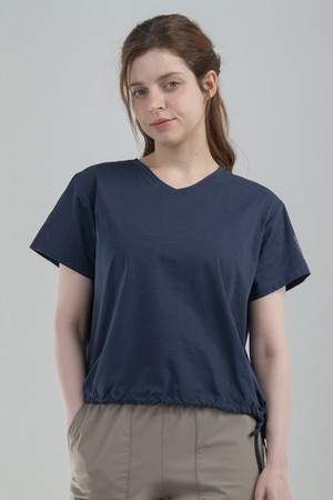뒤란 소로나 투웨이 세미 크롭 티셔츠 DTF6S-3099 4colors_NAVY-a