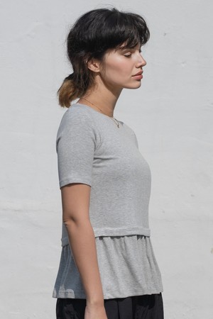 데일리 프릴 반팔 티셔츠 DTF6S-3101 3colors