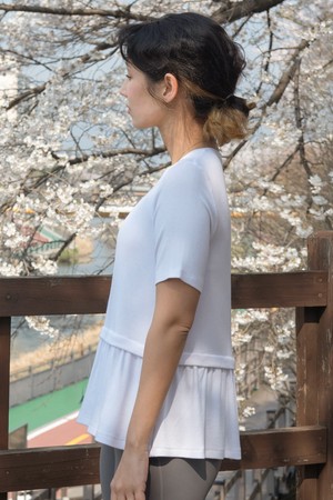 데일리 프릴 반팔 티셔츠 DTF6S-3101 3colors