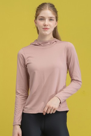 스무스 기모 하이넥 후드 티셔츠 DTF6W-4185 3colors