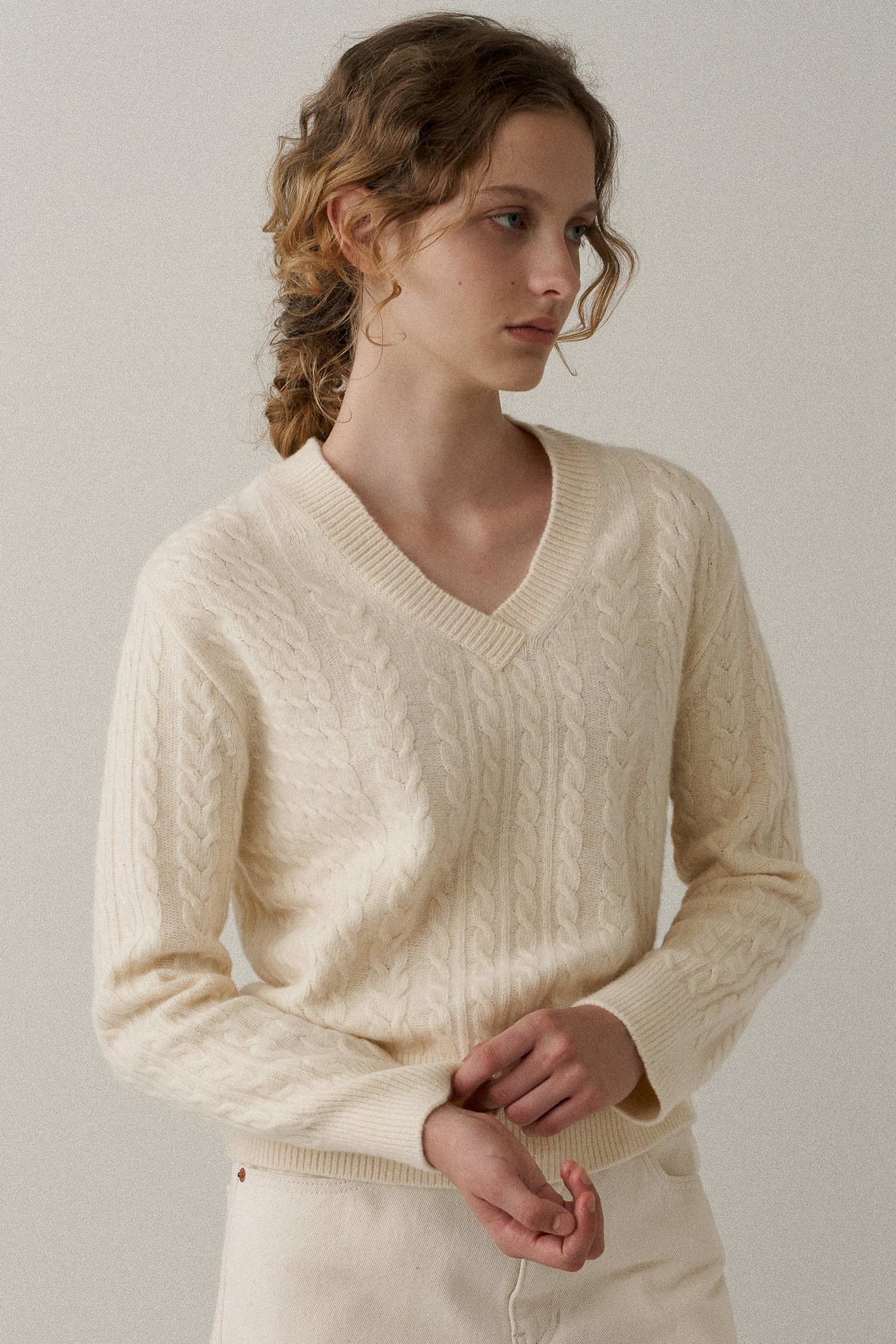 [23FW] cashmere cable pullover (cream)_BLANK03