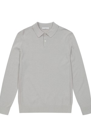 남성 솔리드 컬러 카라 스웨터 아이보리 (A0CA10161)