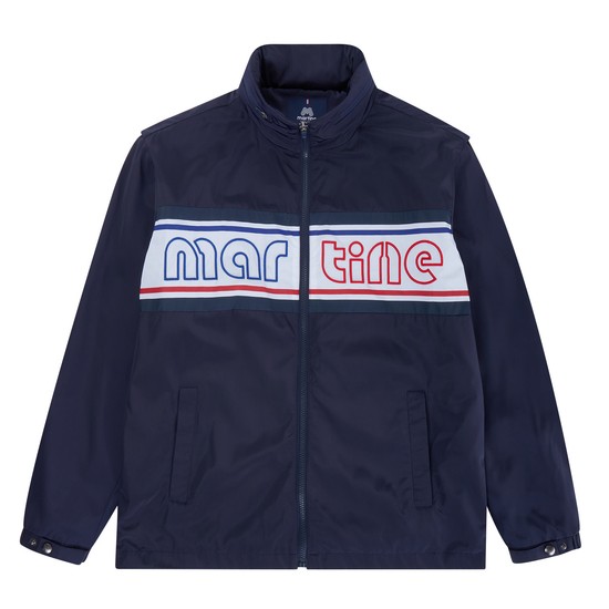 Logo Block Hoody Jacket_Navy (Men)