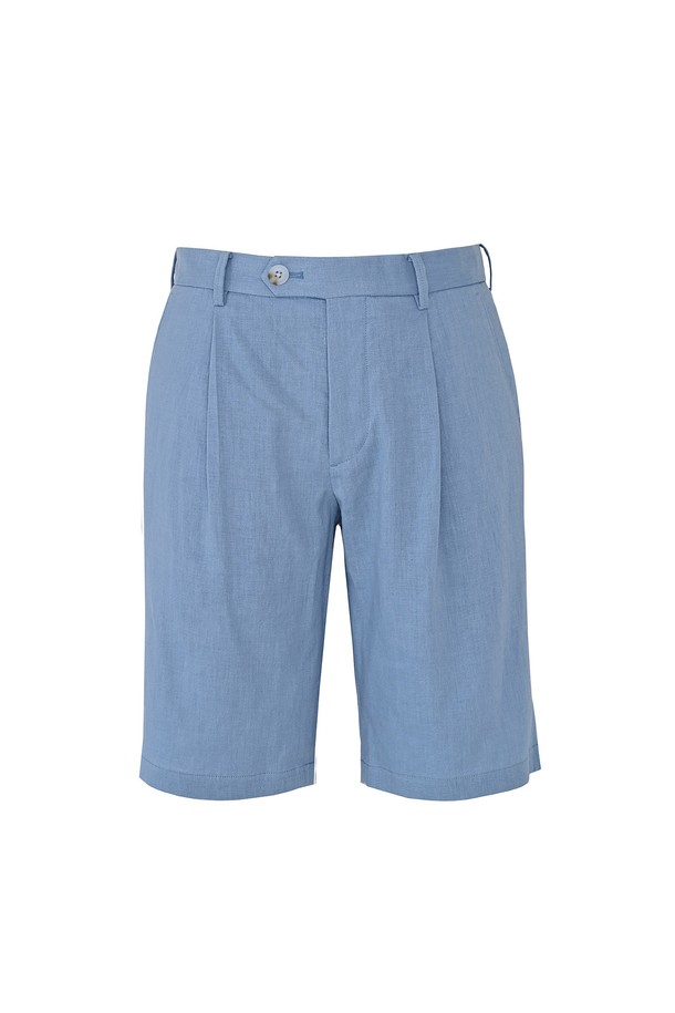 남성 린넨 스트레치 반바지, 스카이블루 컬러로 시원하고 산뜻한 여름 스타일을 완성하세요. 린넨과 폴리에스터 혼방 소재로 제작되어 통기성이 뛰어나고, 신축성 있는 촉감으로 편안한 착용감을 제공합니다. 이탈리안 무드의 캐주얼 스타일로, 휴가룩이나 여행룩에 잘 어울립니다. 웨이스트 밴드 디자인과 고급 라이닝 사양으로 섬세한 디테일을 더했으며, 사이즈 업을 권장합니다. 미니멀하고 세련된 리조트룩을 연출해 보세요.

