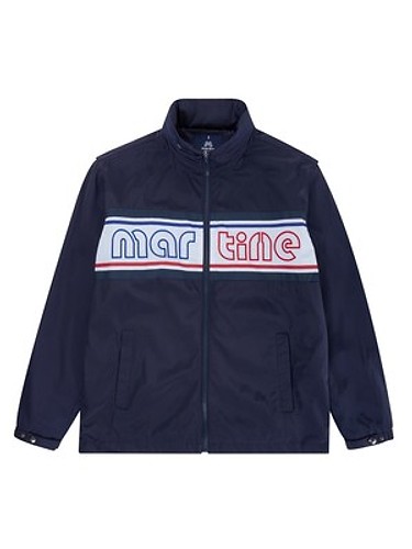 Logo Block Hoody Jacket_Navy (Men)-a