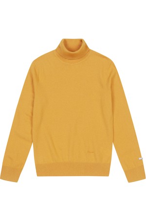 남성 캐시혼방 롱터틀 스웨터 옐로우 (A0C240463)