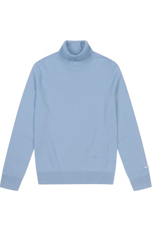 남성 캐시혼방 롱터틀 스웨터 라이트 블루 (A0C240441)