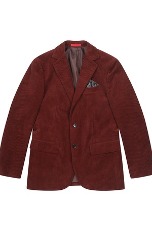 남성 코듀로이 이태리 소재 수입 자켓 브릭 (A0C943169)