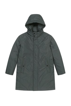 남성 후드탈착 구스다운 토퍼 점퍼 다크그레이 (A0CT40137)