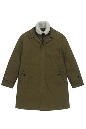 남성 양털탈착 구스다운 코트 브라운 (A0CC45257)