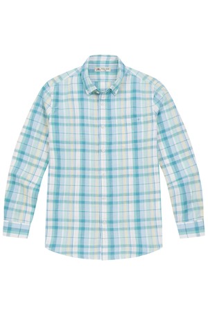 남성 민트 멀티 체크 셔츠 민트 (AM0DWS15420)