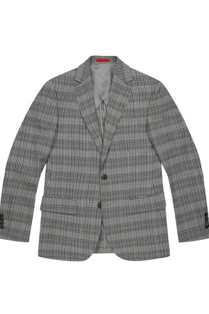 남성 수입 울실크 서커 자켓 그레이 (A0C923136)