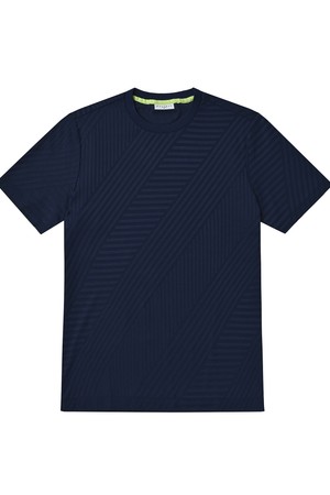 남성 라운드 반팔 티셔츠 네이비 (AM0DKS20749)