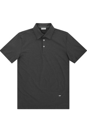 남성 아이스폴리 카라 반팔 티셔츠 차콜 (AM0DKS20138)