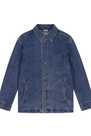 남성 데님 트러커 점퍼 블루 (AM0DJP15343)