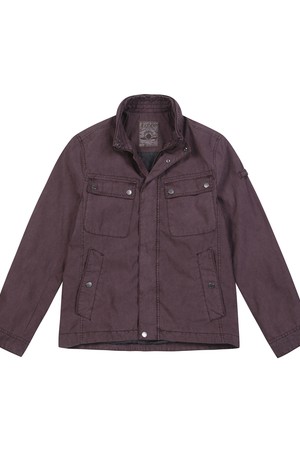 남성 가먼트 다잉 블루종 점퍼 와인 (A0C635179)