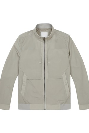 남성 경량 나일론 스탠 카라 블루종 라이트 베이지 (A0C627151)