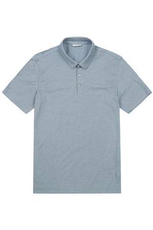 남성 피케 조직 데일리 카라 반팔 티셔츠 민트 (ASC120120)