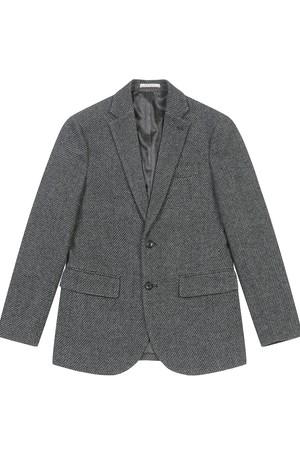 남성 울혼방 조직 자켓 그레이 (A0C940134)