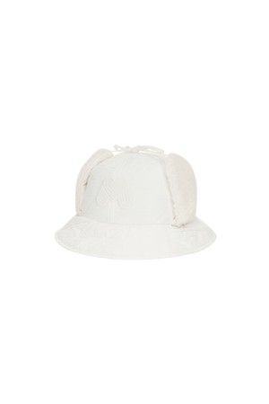 Padded Warmer Bucket Hat_WHITE