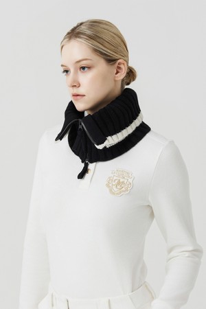 Knit Neck Warmer_BLACK